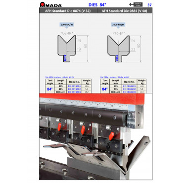 AFH DIE V40 R4.0 H60 84° (L) AMANIT