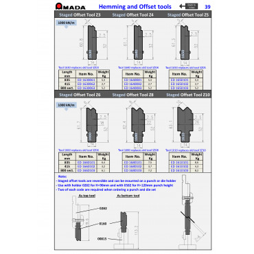 STAGED OFFSET TOOL Z4 H61.1 90° (L) AMANIT