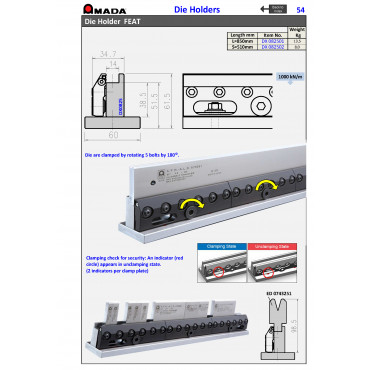 DIE HOLDER F.E.A.T. H51.5 L510
